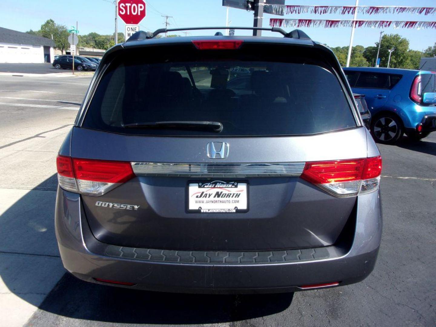 2015 GRAY HONDA ODYSSEY EXL (5FNRL5H63FB) with an 3.5L engine, Automatic transmission, located at 501 E. Columbia St., Springfield, OH, 45503, (800) 262-7122, 39.925262, -83.801796 - *** 1 Owner *** EX -L *** Leather *** Moonroof *** Premium Audio *** NICE!!! *** Serviced and Detailed *** Jay North Auto has offered hand picked vehicles since 1965! Our customer's enjoy a NO pressure buying experience with a small town feel. All of our vehicles get fully inspected and detaile - Photo#5