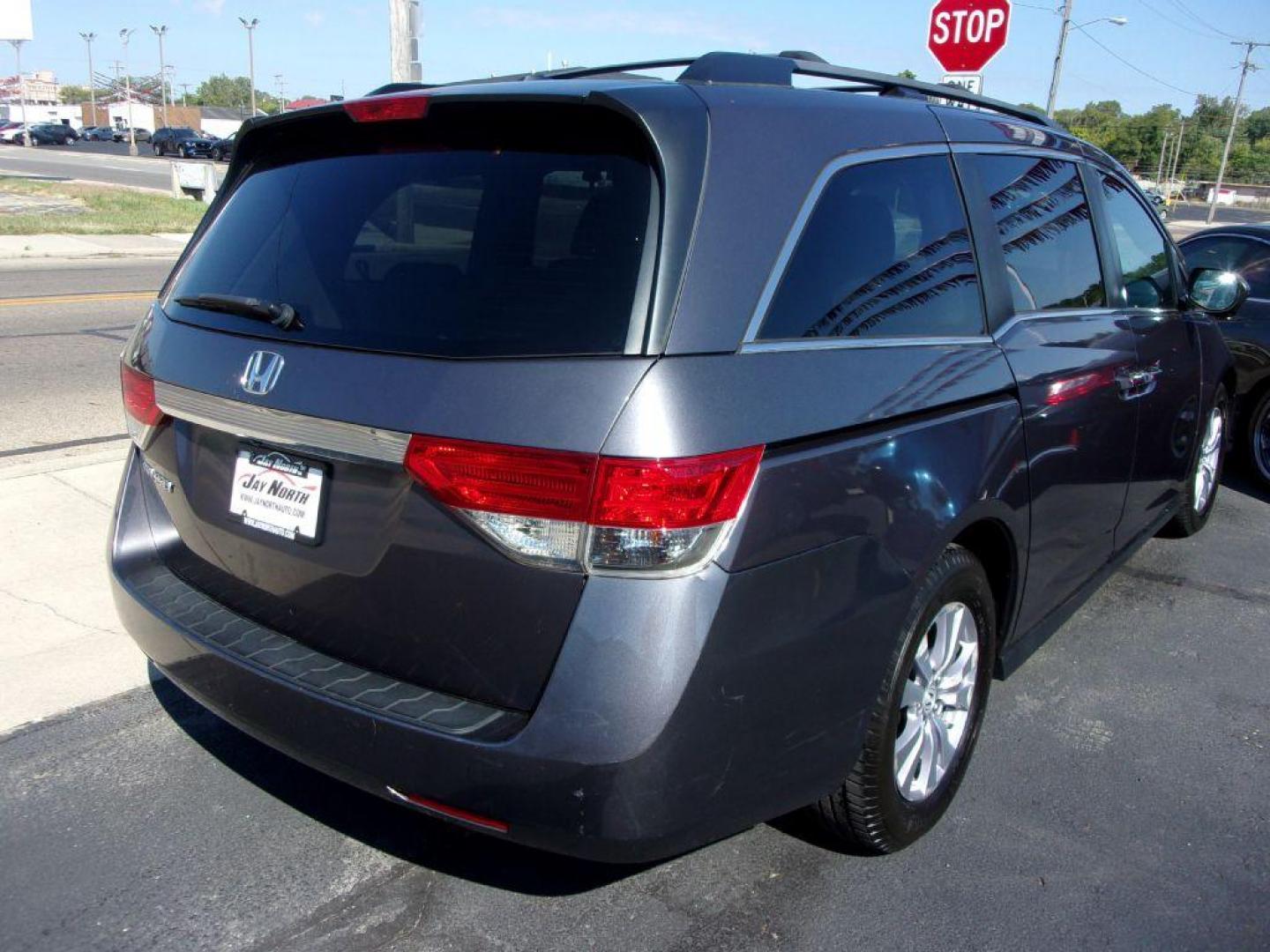 2015 GRAY HONDA ODYSSEY EXL (5FNRL5H63FB) with an 3.5L engine, Automatic transmission, located at 501 E. Columbia St., Springfield, OH, 45503, (800) 262-7122, 39.925262, -83.801796 - *** 1 Owner *** EX -L *** Leather *** Moonroof *** Premium Audio *** NICE!!! *** Serviced and Detailed *** Jay North Auto has offered hand picked vehicles since 1965! Our customer's enjoy a NO pressure buying experience with a small town feel. All of our vehicles get fully inspected and detaile - Photo#6