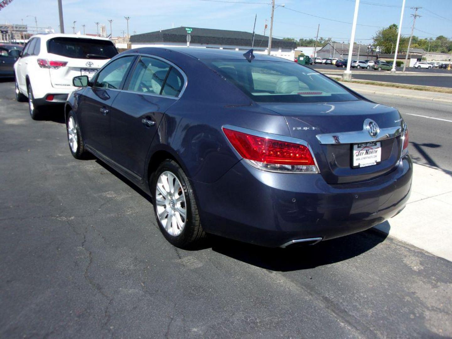 2013 BLUE BUICK LACROSSE LEATHER GROUP (1G4GC5E30DF) with an 3.6L engine, Automatic transmission, located at 501 E. Columbia St., Springfield, OH, 45503, (800) 262-7122, 39.925262, -83.801796 - ***Heated Leather Seating***New tires***LEATHER GROUP***SHARP***Seviced and Detailed*** Jay North Auto has offered hand picked vehicles since 1965! Our customer's enjoy a NO pressure buying experience with a small town feel. All of our vehicles get fully inspected and detailed. We are a preferre - Photo#5