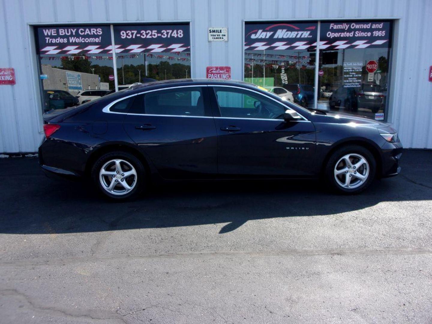 2017 BLUE CHEVROLET MALIBU LS (1G1ZB5ST4HF) with an 1.5L engine, Automatic transmission, located at 501 E. Columbia St., Springfield, OH, 45503, (800) 262-7122, 39.925262, -83.801796 - *** 1 Owner *** Serviced and Detailed *** FWD *** NICE!!! *** 1.5L *** Jay North Auto has offered hand picked vehicles since 1965! Our customer's enjoy a NO pressure buying experience with a small town feel. All of our vehicles get fully inspected and detailed. We are a preferred dealer for many - Photo#0