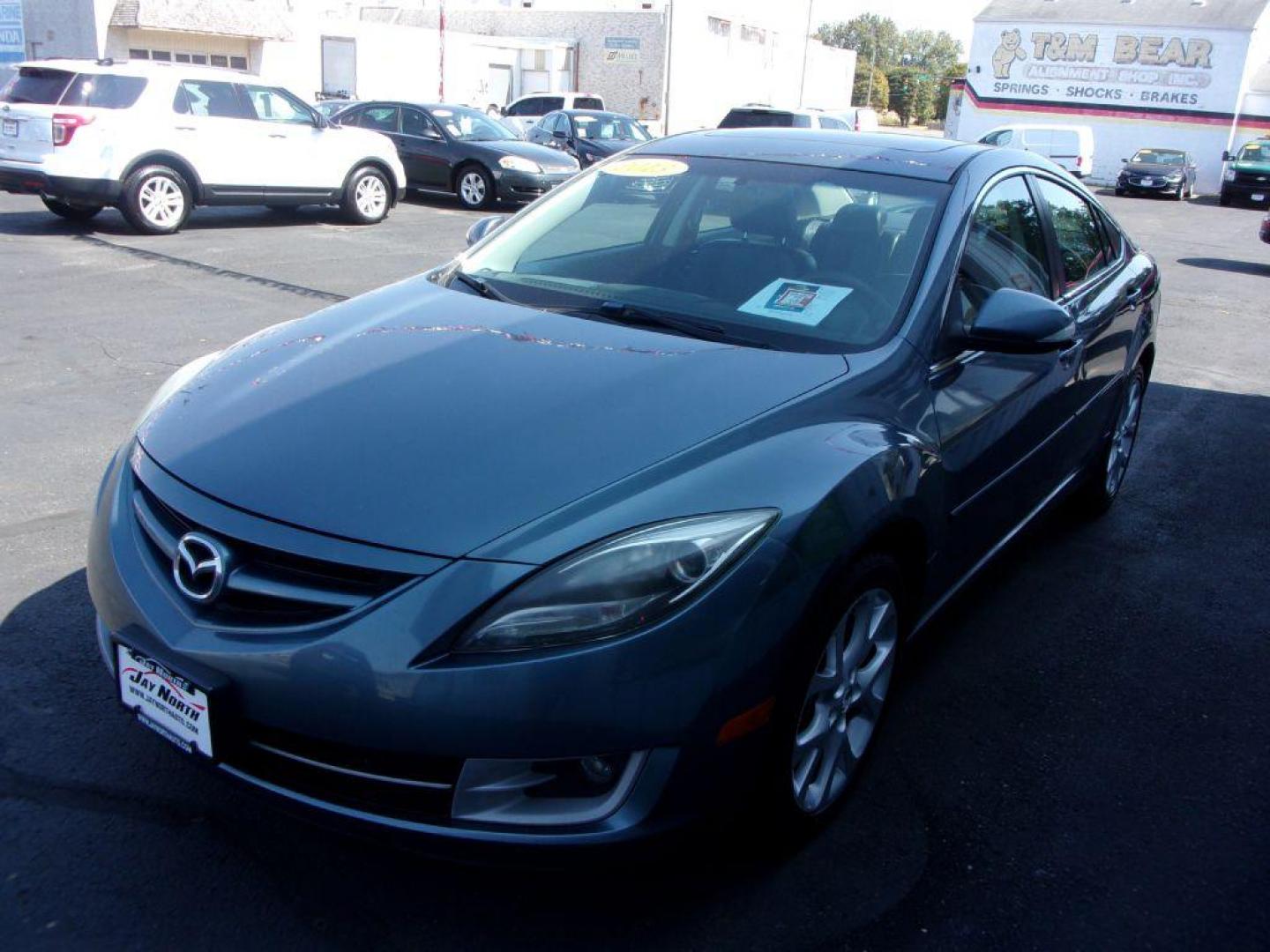 2013 BLUE MAZDA 6 GRAND TOURING (1YVHZ8CH2D5) with an 2.5L engine, Automatic transmission, located at 501 E. Columbia St., Springfield, OH, 45503, (800) 262-7122, 39.925262, -83.801796 - ***Heated Leather Seating***Grand Touring***BOSE Sound System***Moonroof***New TIres***New Brakes***Serviced and Detailed*** Jay North Auto has offered hand picked vehicles since 1965! Our customer's enjoy a NO pressure buying experience with a small town feel. All of our vehicles get fully in - Photo#3