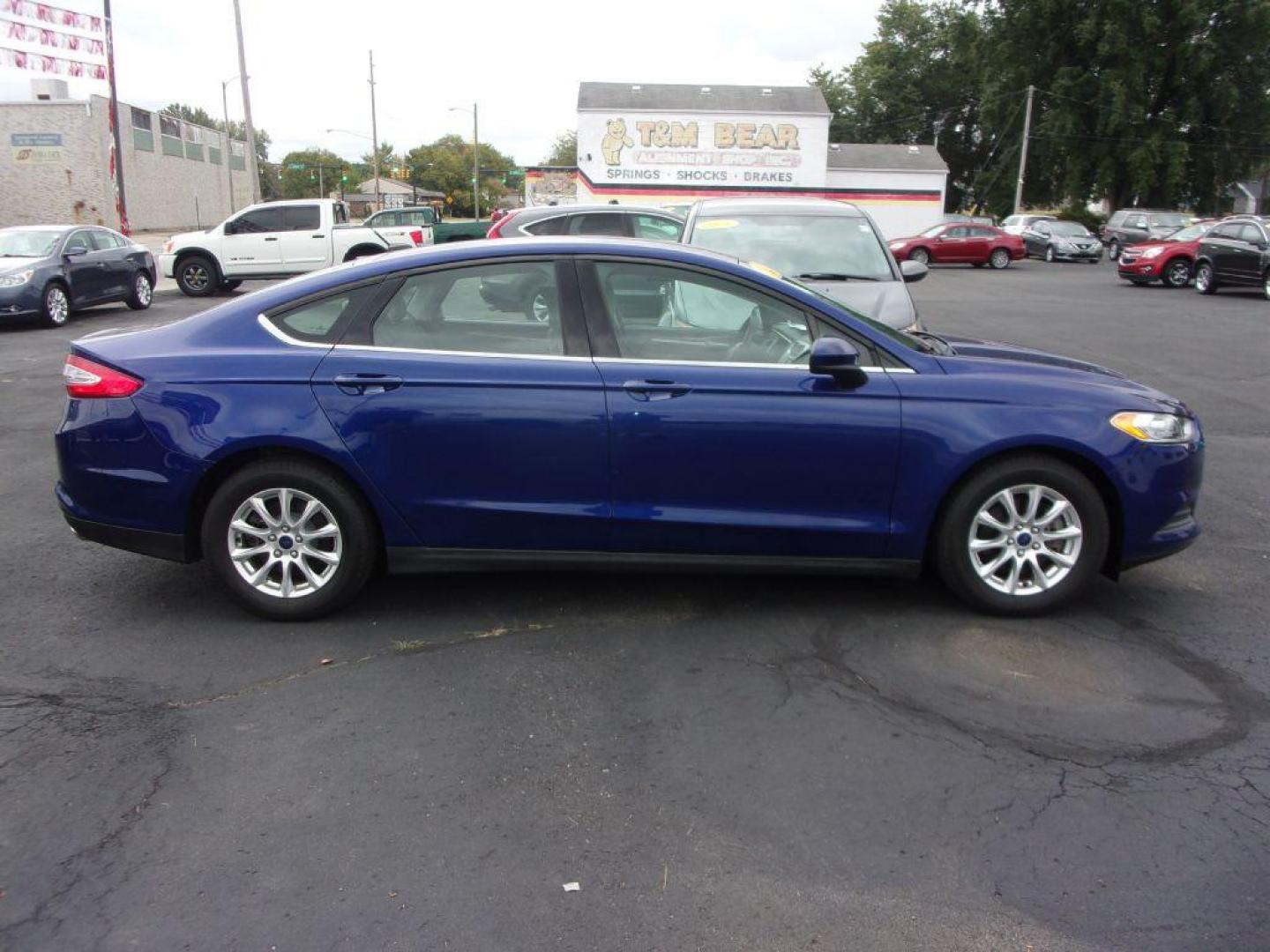 2015 BLUE FORD FUSION S (3FA6P0G74FR) with an 2.5L engine, Automatic transmission, located at 501 E. Columbia St., Springfield, OH, 45503, (800) 262-7122, 39.925262, -83.801796 - *** Serviced and Detailed *** Back Up Camera *** S *** FWD *** Jay North Auto has offered hand picked vehicles since 1965! Our customer's enjoy a NO pressure buying experience with a small town feel. All of our vehicles get fully inspected and detailed. We are a preferred dealer for many local c - Photo#0