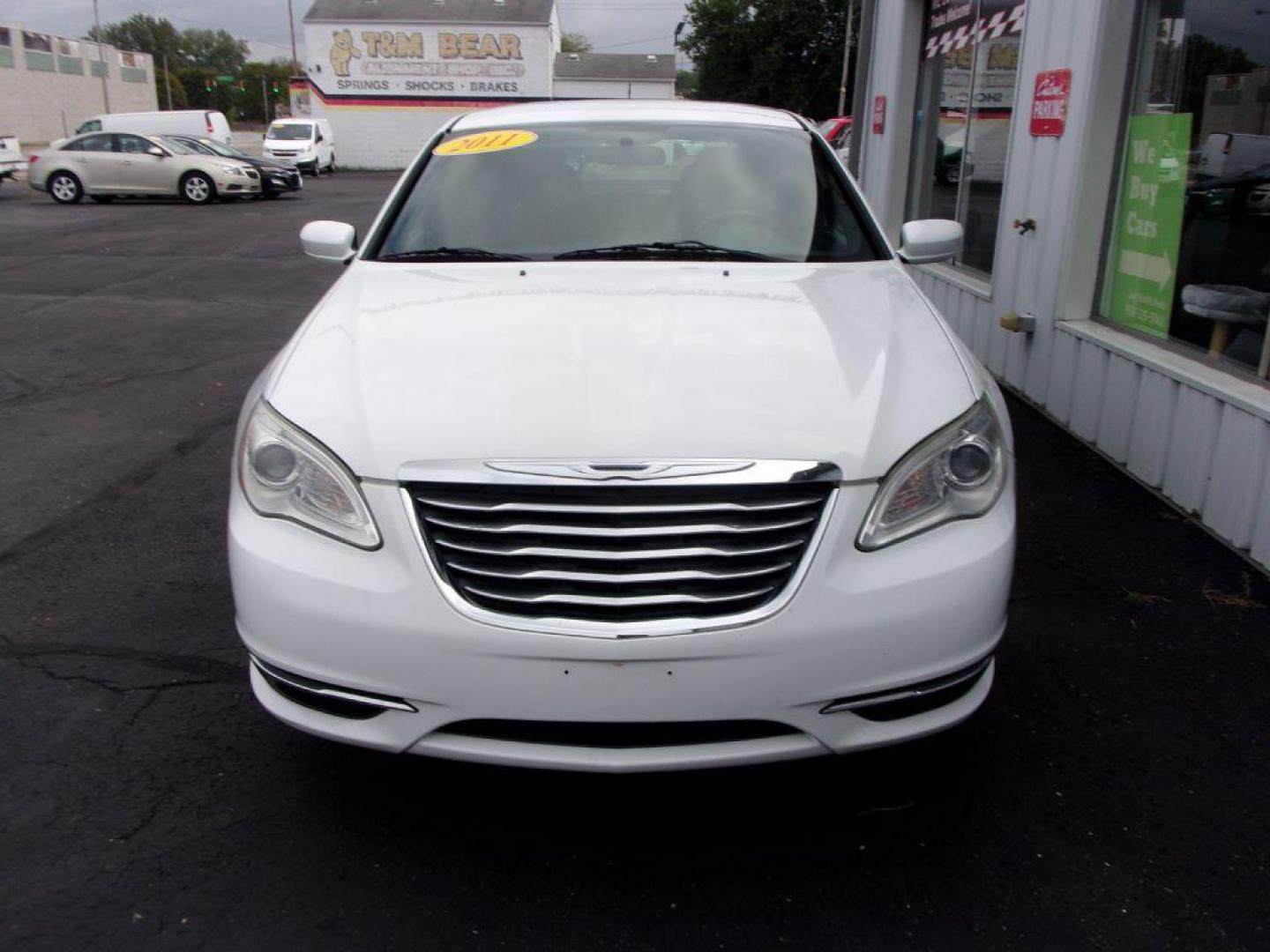 2011 WHITE CHRYSLER 200 TOURING (1C3BC1FB0BN) with an 2.4L engine, Automatic transmission, located at 501 E. Columbia St., Springfield, OH, 45503, (800) 262-7122, 39.925262, -83.801796 - ***New Tires***New Brakes***New Wiper Blades***Touring***2.4L***Serviced and Detailed*** Jay North Auto has offered hand picked vehicles since 1965! Our customer's enjoy a NO pressure buying experience with a small town feel. All of our vehicles get fully inspected and detailed. We are a preferr - Photo#1