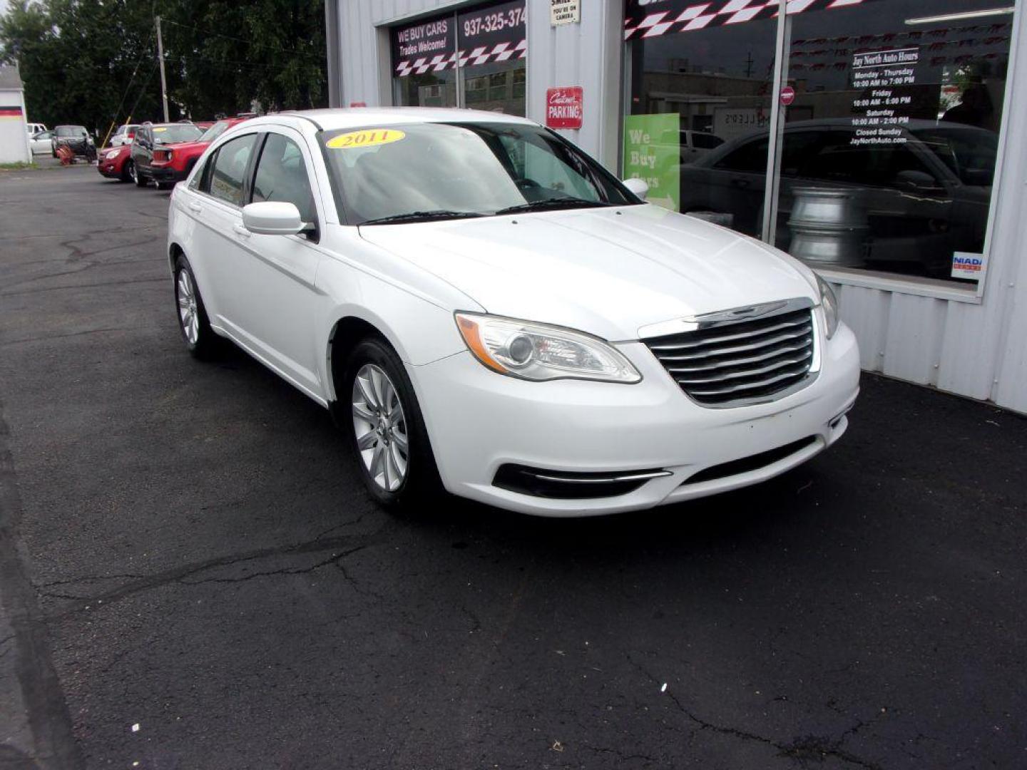 2011 WHITE CHRYSLER 200 TOURING (1C3BC1FB0BN) with an 2.4L engine, Automatic transmission, located at 501 E. Columbia St., Springfield, OH, 45503, (800) 262-7122, 39.925262, -83.801796 - ***New Tires***New Brakes***New Wiper Blades***Touring***2.4L***Serviced and Detailed*** Jay North Auto has offered hand picked vehicles since 1965! Our customer's enjoy a NO pressure buying experience with a small town feel. All of our vehicles get fully inspected and detailed. We are a preferr - Photo#2