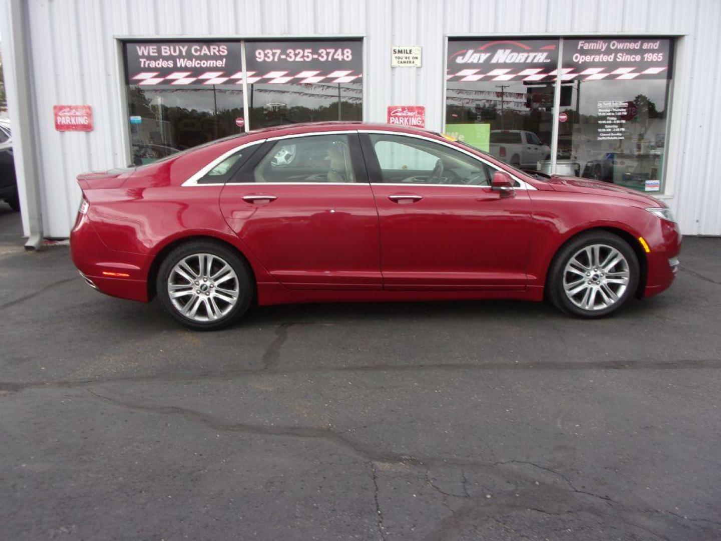 2013 RED LINCOLN MKZ HYBRID (3LN6L2LU5DR) with an 2.0L engine, Continuously Variable transmission, located at 501 E. Columbia St., Springfield, OH, 45503, (800) 262-7122, 39.925262, -83.801796 - *** Leather *** Moonroof ** Premium Audio ** Back Up Camera *** Hybrid *** Jay North Auto has offered hand picked vehicles since 1965! Our customer's enjoy a NO pressure buying experience with a small town feel. All of our vehicles get fully inspected and detailed. We are a preferred dealer for - Photo#0