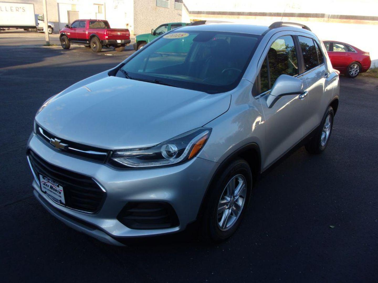 2018 SILVER CHEVROLET TRAX 1LT (KL7CJLSB9JB) with an 1.4L engine, Automatic transmission, located at 501 E. Columbia St., Springfield, OH, 45503, (800) 262-7122, 39.925262, -83.801796 - *** Serviced and Detailed *** LT *** Back Up Camera *** FWD *** NICE *** Jay North Auto has offered hand picked vehicles since 1965! Our customer's enjoy a NO pressure buying experience with a small town feel. All of our vehicles get fully inspected and detailed. We are a preferred dealer for ma - Photo#2