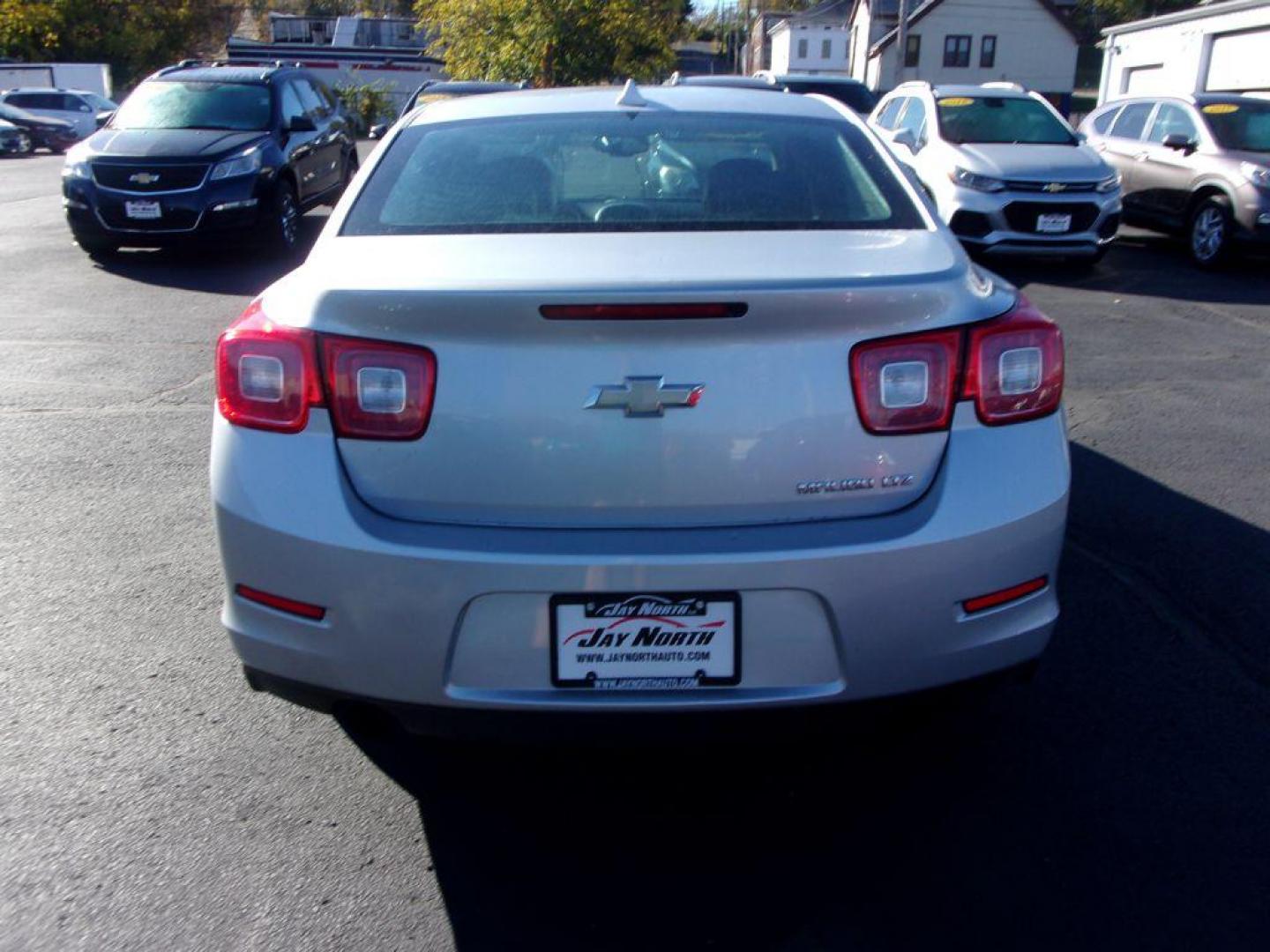 2013 SILVER CHEVROLET MALIBU LTZ (1G11H5SAXDF) with an 2.5L engine, Automatic transmission, located at 501 E. Columbia St., Springfield, OH, 45503, (800) 262-7122, 39.925262, -83.801796 - ***New Tires***New Front and Rear Pads and Rotors***LTZ***Heated Leather Seating***Serviced and Detailed*** Jay North Auto has offered hand picked vehicles since 1965! Our customer's enjoy a NO pressure buying experience with a small town feel. All of our vehicles get fully inspected and detaile - Photo#4