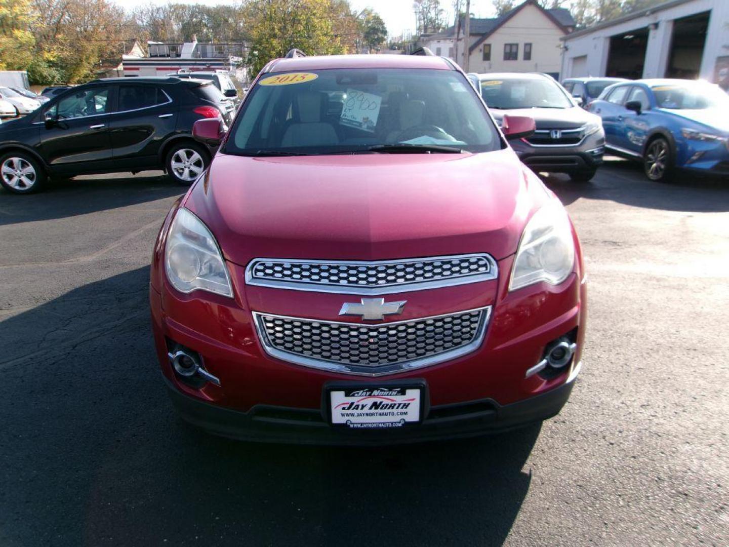 2015 RED CHEVROLET EQUINOX LT (2GNALCEK6F6) with an 2.4L engine, Automatic transmission, located at 501 E. Columbia St., Springfield, OH, 45503, (800) 262-7122, 39.925262, -83.801796 - Photo#2