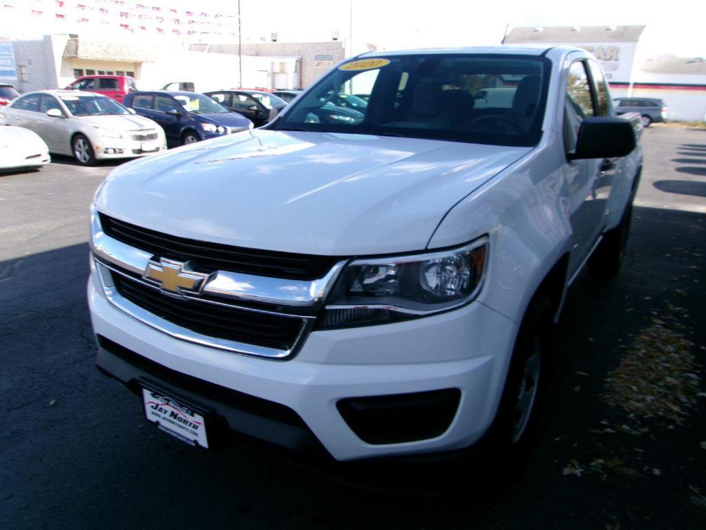 2020 WHITE CHEVROLET COLORADO EXT CAB 2WT (1GCHSBEA5L1) with an 2.5L engine, Automatic transmission, located at 501 E. Columbia St., Springfield, OH, 45503, (800) 262-7122, 39.925262, -83.801796 - Photo#6