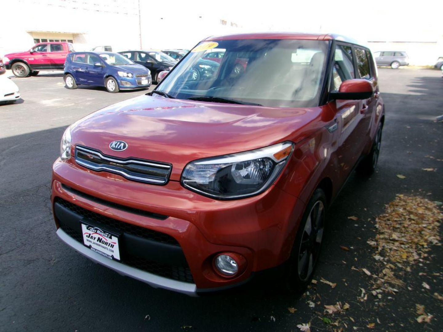 2019 ORANGE KIA SOUL + (KNDJP3A53K7) with an 2.0L engine, Automatic transmission, located at 501 E. Columbia St., Springfield, OH, 45503, (800) 262-7122, 39.925262, -83.801796 - ***Clean Carfax***Plus***New Tires***Back-up Camera***Serviced and Detailed*** Jay North Auto has offered hand picked vehicles since 1965! Our customer's enjoy a NO pressure buying experience with a small town feel. All of our vehicles get fully inspected and detailed. We are a preferred deale - Photo#6