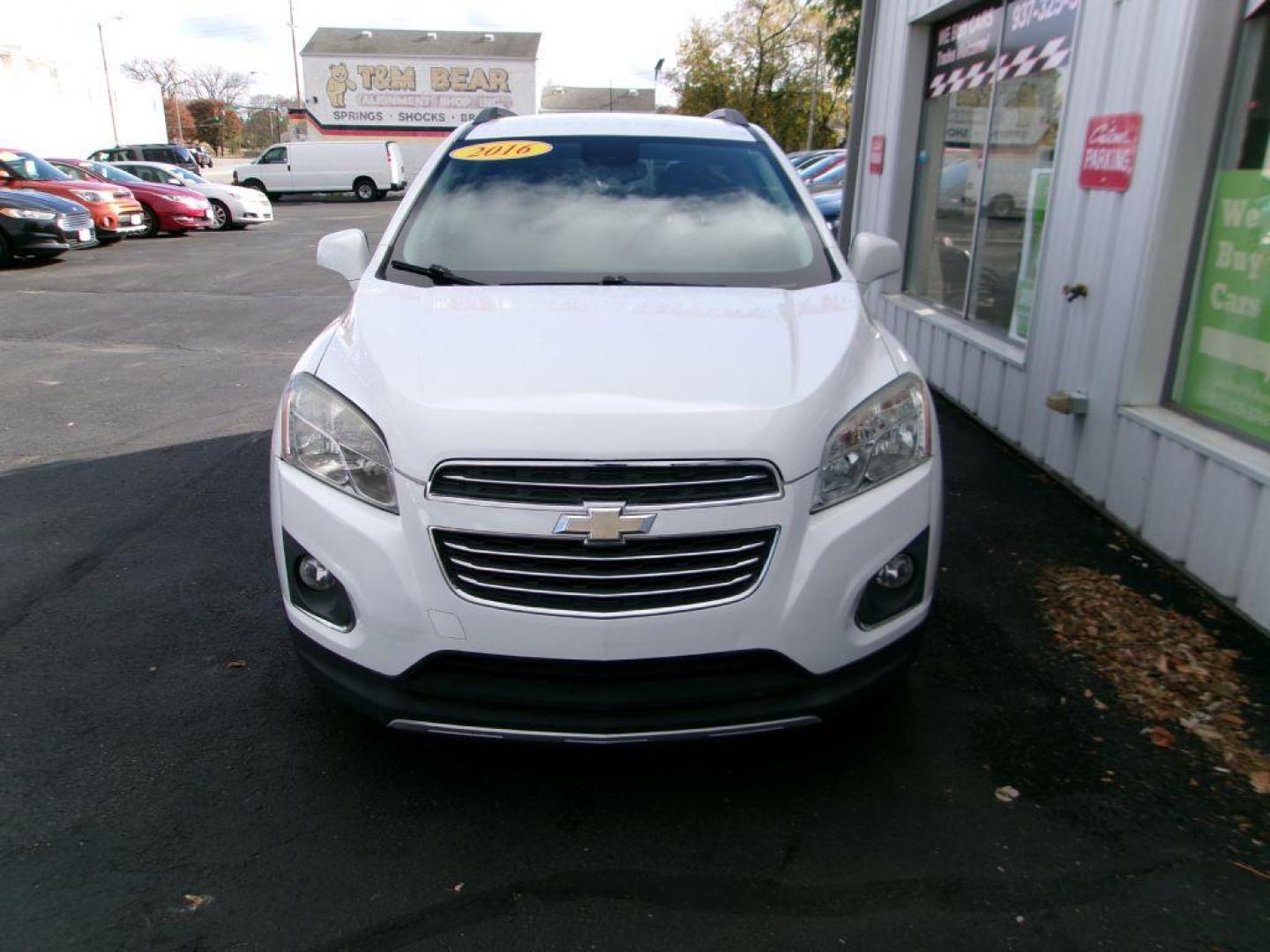 2016 WHITE CHEVROLET TRAX LTZ (3GNCJMSB9GL) with an 1.4L engine, Automatic transmission, located at 501 E. Columbia St., Springfield, OH, 45503, (800) 262-7122, 39.925262, -83.801796 - ***New Tires***LTZ***Heated Leather Seating***Back-up Camera***Serviced and Detailed*** Jay North Auto has offered hand picked vehicles since 1965! Our customer's enjoy a NO pressure buying experience with a small town feel. All of our vehicles get fully inspected and detailed. We are a preferre - Photo#1