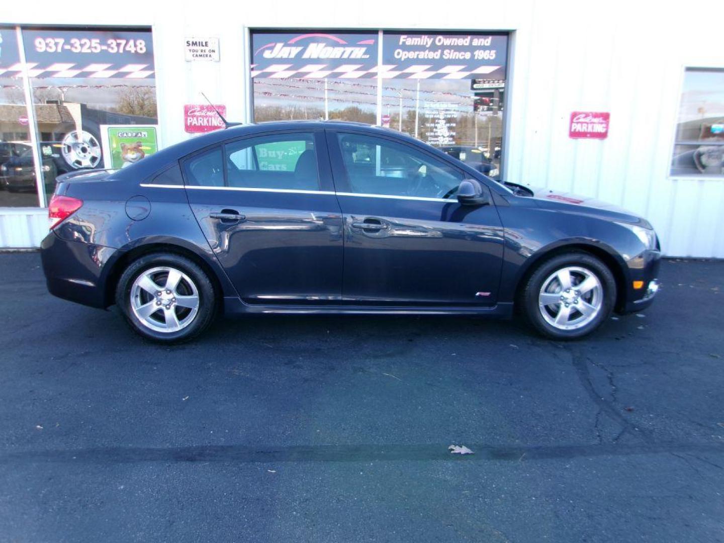 2014 BLACK CHEVROLET CRUZE LT (1G1PC5SBXE7) with an 1.4L engine, Automatic transmission, located at 501 E. Columbia St., Springfield, OH, 45503, (800) 262-7122, 39.925262, -83.801796 - ***Clean Carfax***LT***Only 84k Miles***Serviced and Detailed*** Jay North Auto has offered hand picked vehicles since 1965! Our customer's enjoy a NO pressure buying experience with a small town feel. All of our vehicles get fully inspected and detailed. We are a preferred dealer for many local - Photo#0