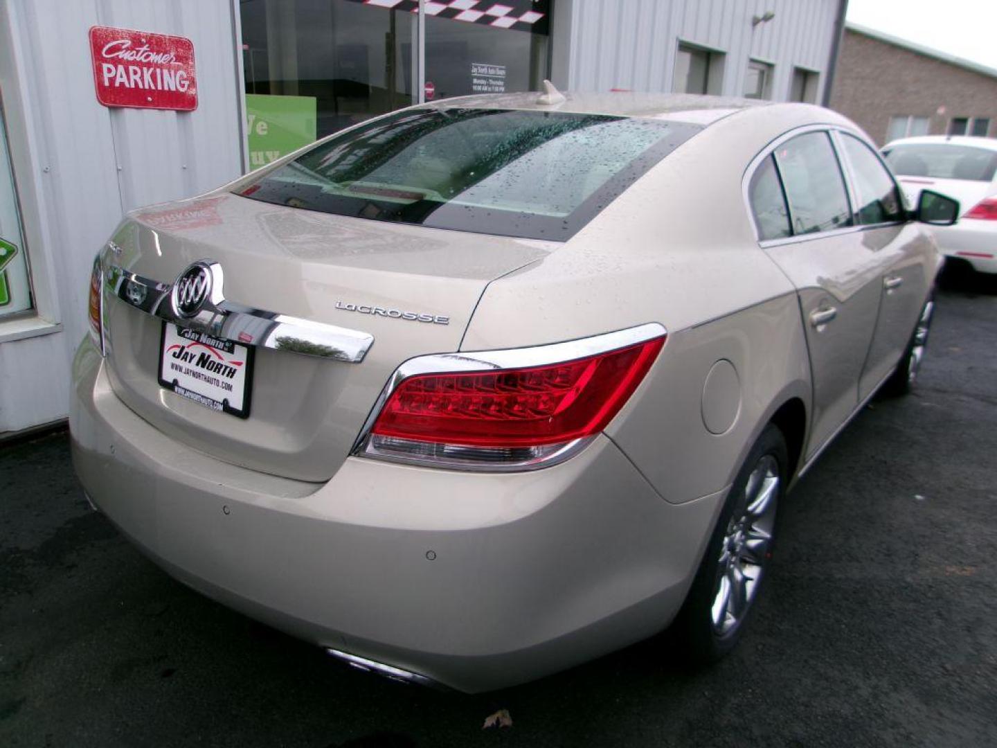 2012 GOLD BUICK LACROSSE PREMIUM (1G4GD5E3XCF) with an 3.6L engine, Automatic transmission, located at 501 E. Columbia St., Springfield, OH, 45503, (800) 262-7122, 39.925262, -83.801796 - Photo#6