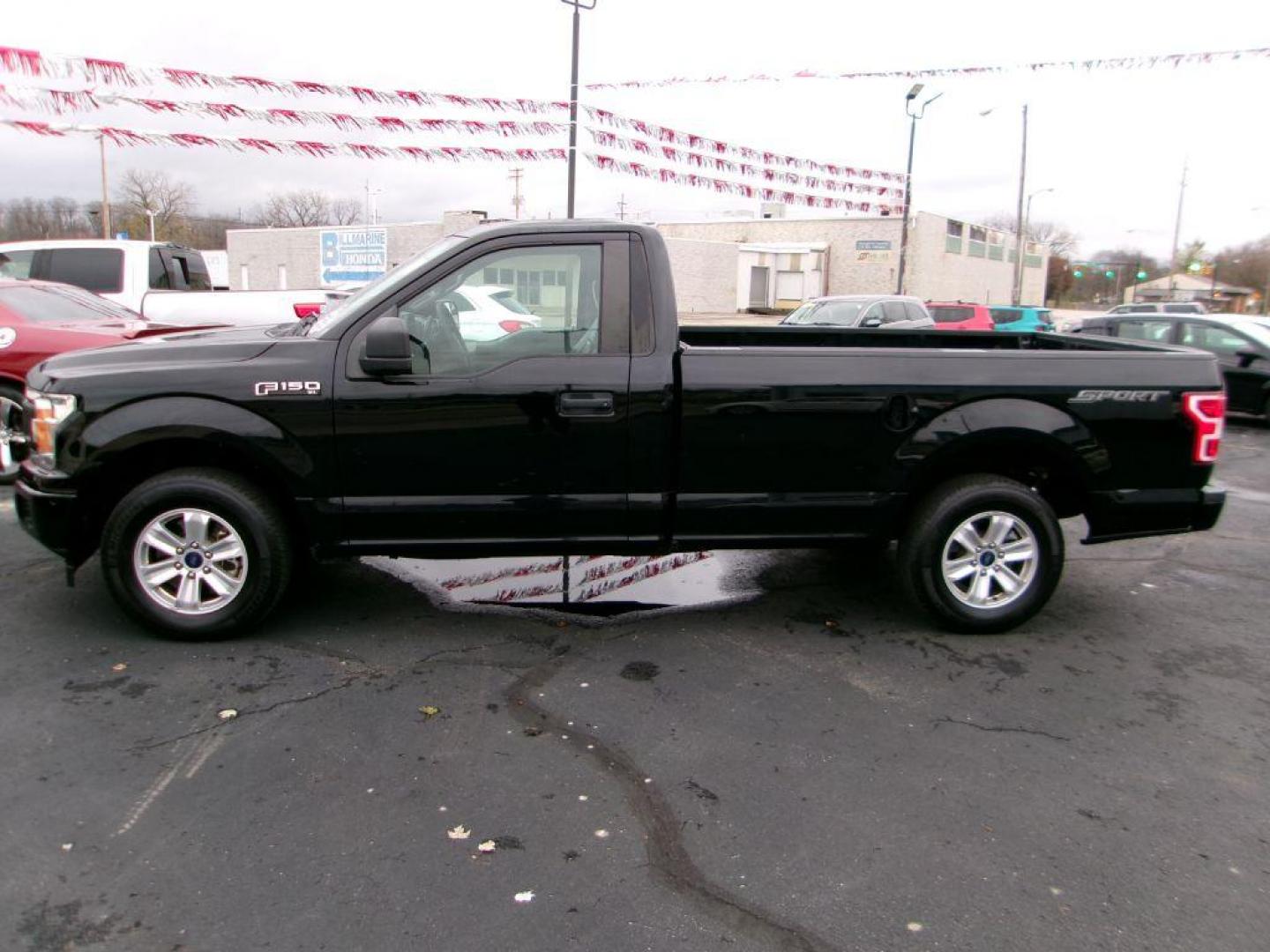 2018 BLACK FORD F150 XL SPORT (1FTMF1CP1JK) with an 2.7L engine, Automatic transmission, located at 501 E. Columbia St., Springfield, OH, 45503, (800) 262-7122, 39.925262, -83.801796 - Photo#0