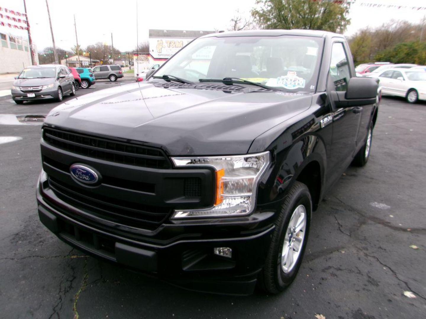 2018 BLACK FORD F150 XL SPORT (1FTMF1CP1JK) with an 2.7L engine, Automatic transmission, located at 501 E. Columbia St., Springfield, OH, 45503, (800) 262-7122, 39.925262, -83.801796 - Photo#1