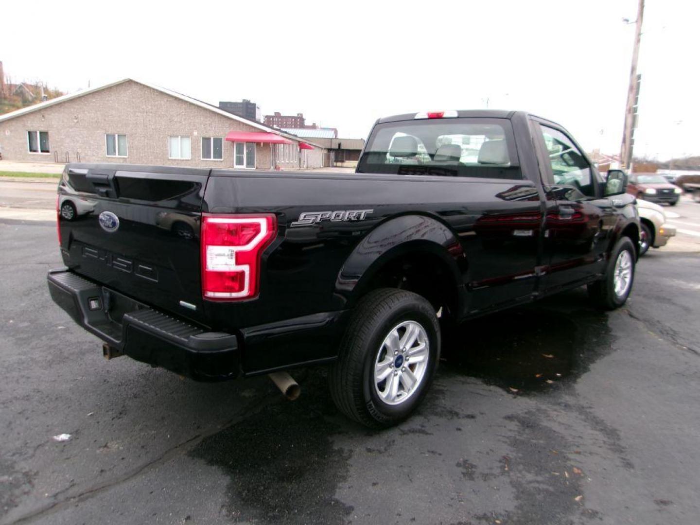 2018 BLACK FORD F150 XL SPORT (1FTMF1CP1JK) with an 2.7L engine, Automatic transmission, located at 501 E. Columbia St., Springfield, OH, 45503, (800) 262-7122, 39.925262, -83.801796 - Photo#4