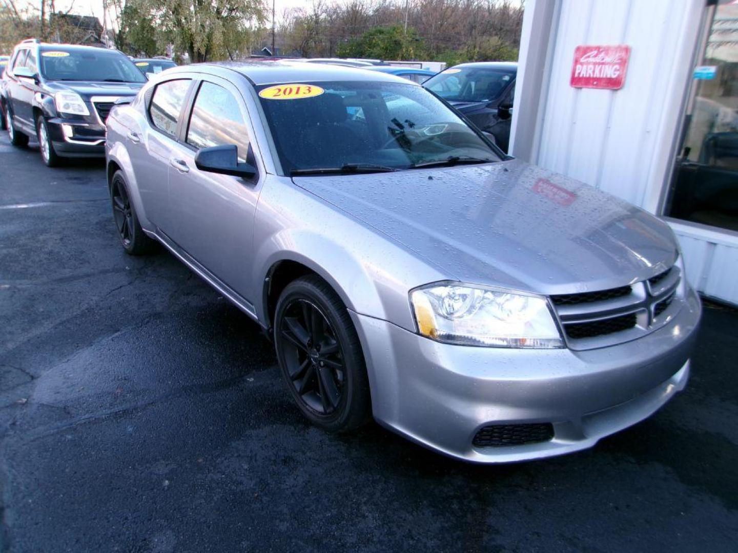 2013 SILVER DODGE AVENGER SE (1C3CDZAG4DN) with an 3.6L engine, Automatic transmission, located at 501 E. Columbia St., Springfield, OH, 45503, (800) 262-7122, 39.925262, -83.801796 - *** 3.6L V6 *** FWD *** Serviced and Detailed *** SE *** Jay North Auto has offered hand picked vehicles since 1965! Our customer's enjoy a NO pressure buying experience with a small town feel. All of our vehicles get fully inspected and detailed. We are a preferred dealer for many local credit - Photo#1