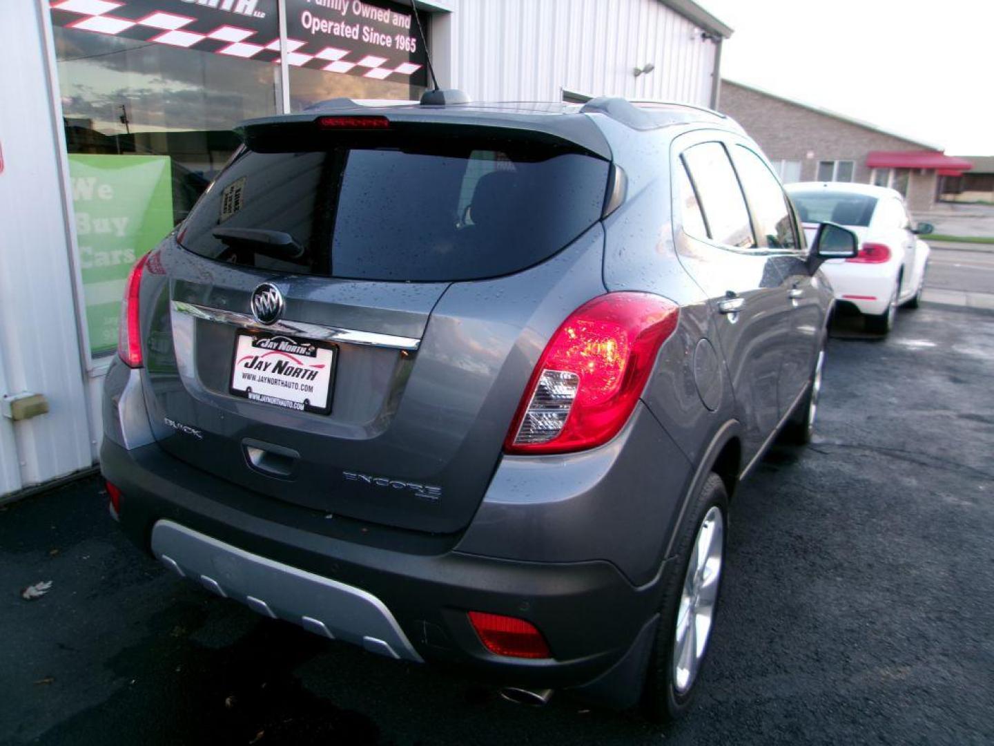 2015 GRAY BUICK ENCORE PREMIUM (KL4CJHSB2FB) with an 1.4L engine, Automatic transmission, located at 501 E. Columbia St., Springfield, OH, 45503, (800) 262-7122, 39.925262, -83.801796 - Photo#6