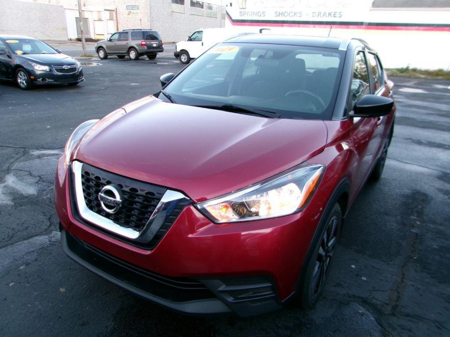 2019 RED NISSAN KICKS SV (3N1CP5CU4KL) with an 1.6L engine, Continuously Variable transmission, located at 501 E. Columbia St., Springfield, OH, 45503, (800) 262-7122, 39.925262, -83.801796 - *** 1 Owner w/ Clean CarFax *** New Tires *** Blind Spot *** Cross Traffic Alert *** Apple CarPlay *** Remote Start w/ push button *** All Weather Mats *** Jay North Auto has offered hand picked vehicles since 1965! Our customer's enjoy a NO pressure buying experience with a small town feel. All - Photo#2