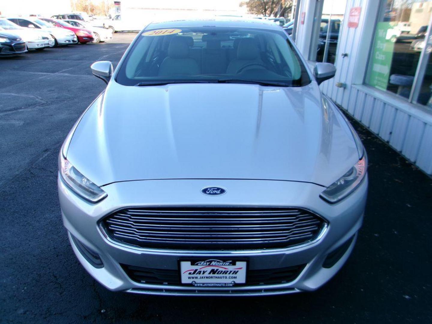 2014 SILVER FORD FUSION S (3FA6P0G71ER) with an 2.5L engine, Automatic transmission, located at 501 E. Columbia St., Springfield, OH, 45503, (800) 262-7122, 39.925262, -83.801796 - ** S ** Serviced and Detailed *** 2.5L *** FWD *** 34 MPG HWY *** Jay North Auto has offered hand picked vehicles since 1965! Our customer's enjoy a NO pressure buying experience with a small town feel. All of our vehicles get fully inspected and detailed. We are a preferred dealer for many loca - Photo#1