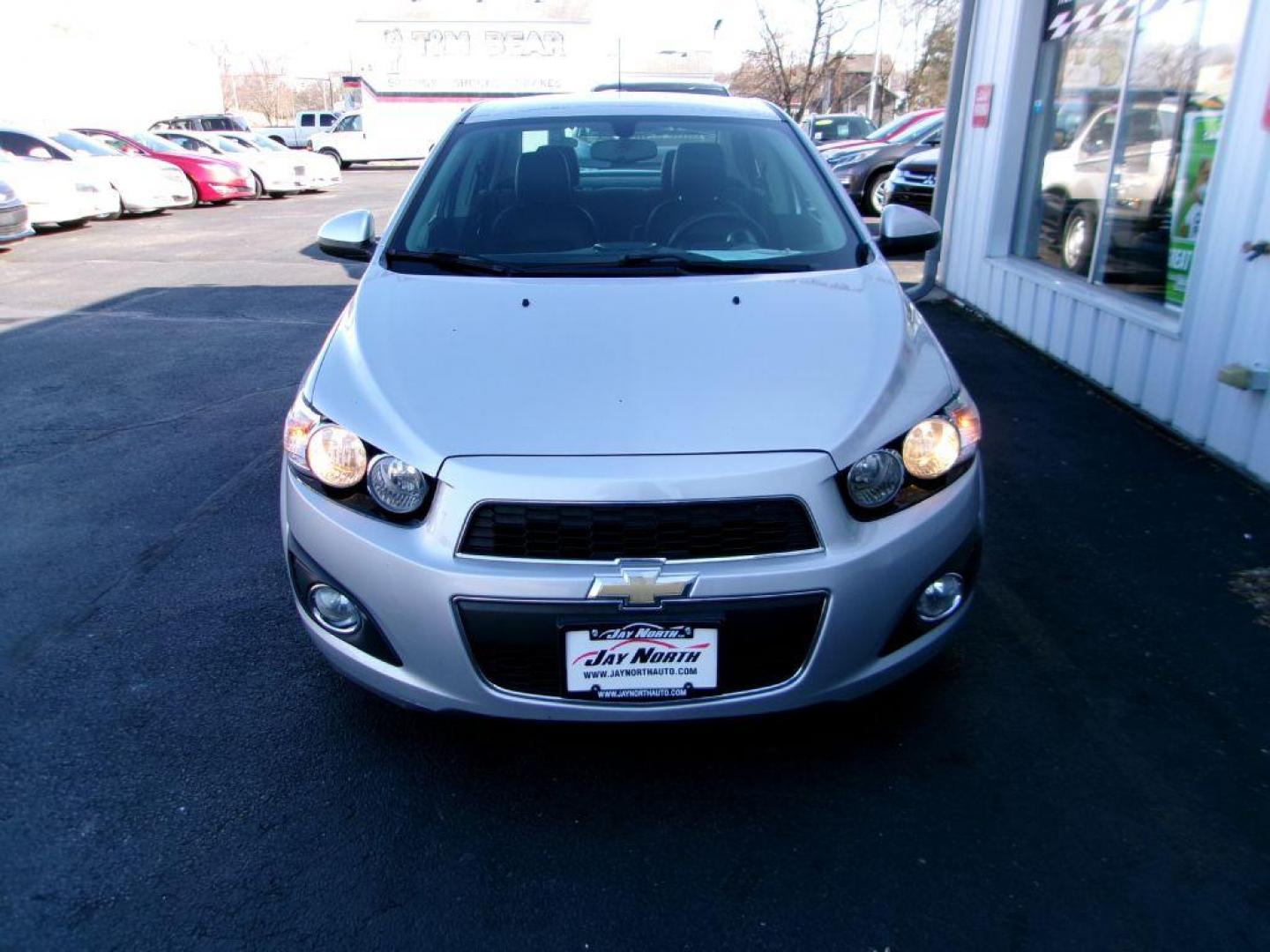 2015 SILVER CHEVROLET SONIC LTZ (1G1JE5SBXF4) with an 1.4L engine, Automatic transmission, located at 501 E. Columbia St., Springfield, OH, 45503, (800) 262-7122, 39.925262, -83.801796 - *** LTZ *** Leather *** Remote Start *** Serviced and Detailed *** Jay North Auto has offered hand picked vehicles since 1965! Our customer's enjoy a NO pressure buying experience with a small town feel. All of our vehicles get fully inspected and detailed. We are a preferred dealer for many lo - Photo#1