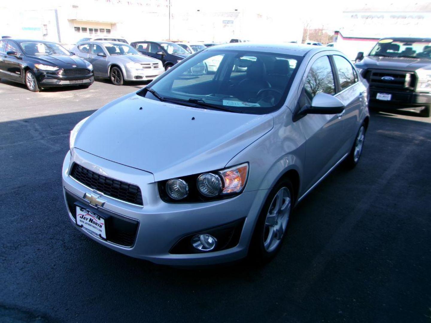 2015 SILVER CHEVROLET SONIC LTZ (1G1JE5SBXF4) with an 1.4L engine, Automatic transmission, located at 501 E. Columbia St., Springfield, OH, 45503, (800) 262-7122, 39.925262, -83.801796 - *** LTZ *** Leather *** Remote Start *** Serviced and Detailed *** Jay North Auto has offered hand picked vehicles since 1965! Our customer's enjoy a NO pressure buying experience with a small town feel. All of our vehicles get fully inspected and detailed. We are a preferred dealer for many lo - Photo#6