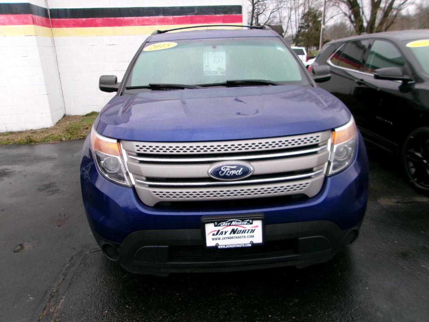 2015 BLUE FORD EXPLORER (1FM5K8B83FG) with an 3.5L engine, Automatic transmission, located at 501 E. Columbia St., Springfield, OH, 45503, (800) 262-7122, 39.925262, -83.801796 - ***4WD***3rd Row Seathing***V6***Serviced and Detailed*** NICE!!! *** Jay North Auto has offered hand picked vehicles since 1965! Our customer's enjoy a NO pressure buying experience with a small town feel. All of our vehicles get fully inspected and detailed. We are a preferred dealer for many - Photo#1