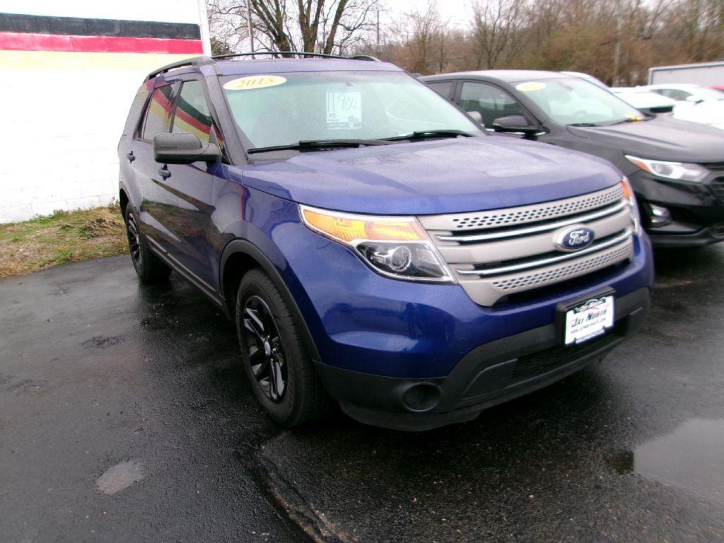 2015 BLUE FORD EXPLORER (1FM5K8B83FG) with an 3.5L engine, Automatic transmission, located at 501 E. Columbia St., Springfield, OH, 45503, (800) 262-7122, 39.925262, -83.801796 - ***4WD***3rd Row Seathing***V6***Serviced and Detailed*** NICE!!! *** Jay North Auto has offered hand picked vehicles since 1965! Our customer's enjoy a NO pressure buying experience with a small town feel. All of our vehicles get fully inspected and detailed. We are a preferred dealer for many - Photo#2