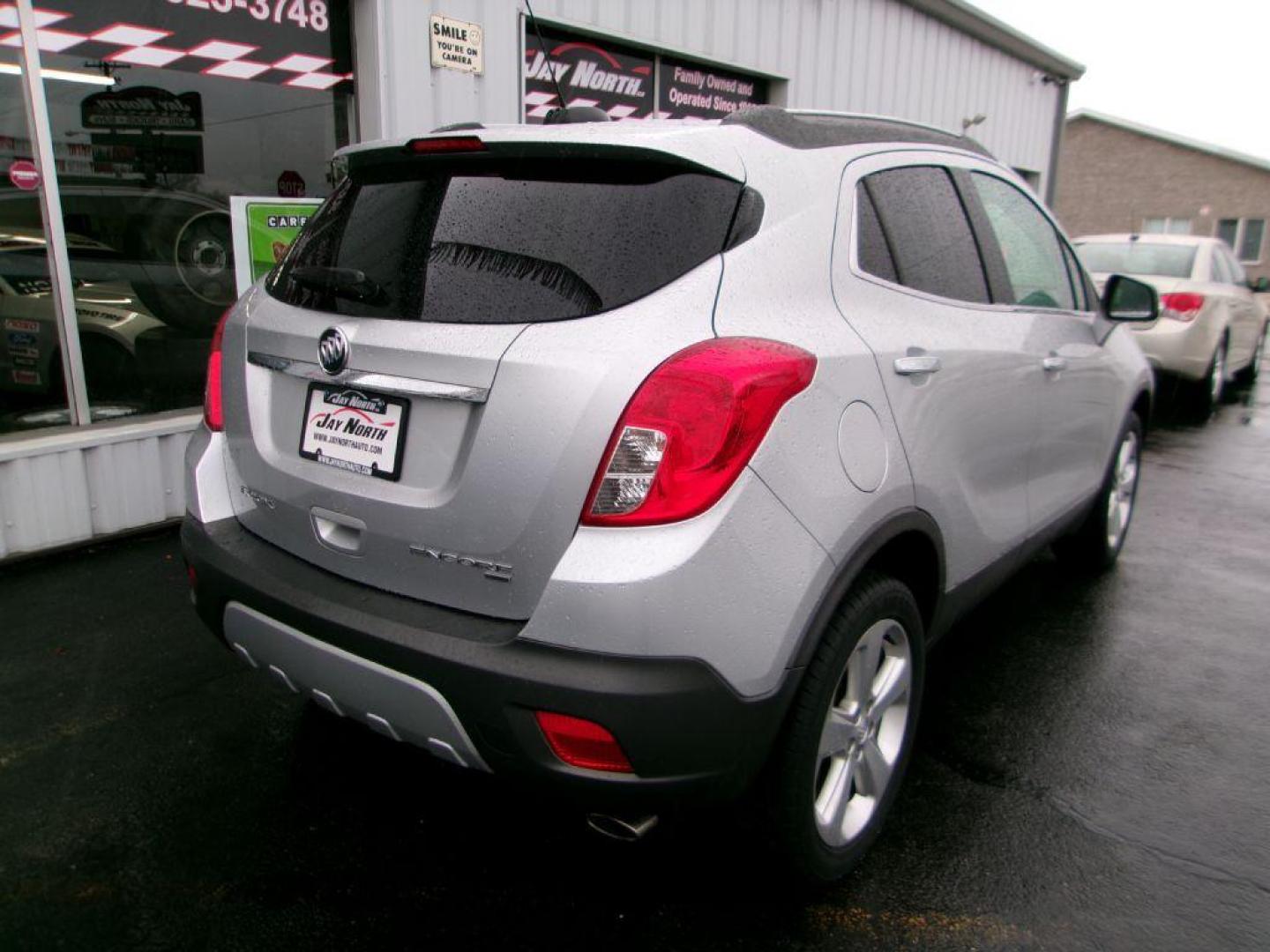 2016 SILVER BUICK ENCORE (KL4CJESB6GB) with an 1.4L engine, Automatic transmission, located at 501 E. Columbia St., Springfield, OH, 45503, (800) 262-7122, 39.925262, -83.801796 - ***Encore***1.4L Turbo***AWD***Back-up Camera***Serviced and Detailed*** Jay North Auto has offered hand picked vehicles since 1965! Our customer's enjoy a NO pressure buying experience with a small town feel. All of our vehicles get fully inspected and detailed. We are a preferred dealer for - Photo#3