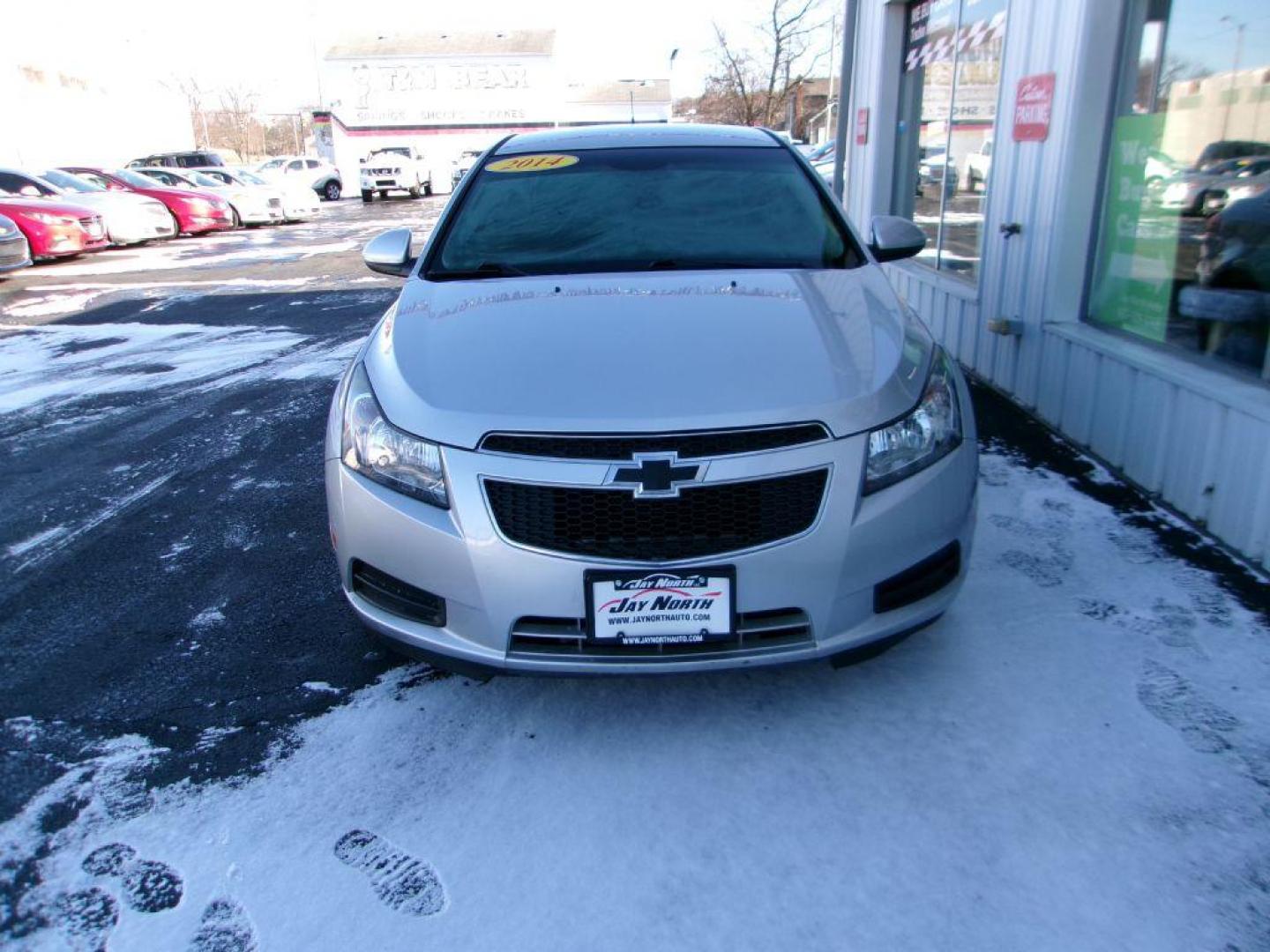 2014 SILVER CHEVROLET CRUZE 2LT (1G1PE5SB3E7) with an 1.4L engine, Automatic transmission, located at 501 E. Columbia St., Springfield, OH, 45503, (800) 262-7122, 39.925262, -83.801796 - ***NEW TIRES***Leather Seating***Heated Seats***2LT***Serviced and Detailed*** Jay North Auto has offered hand picked vehicles since 1965! Our customer's enjoy a NO pressure buying experience with a small town feel. All of our vehicles get fully inspected and detailed. We are a preferred deale - Photo#1