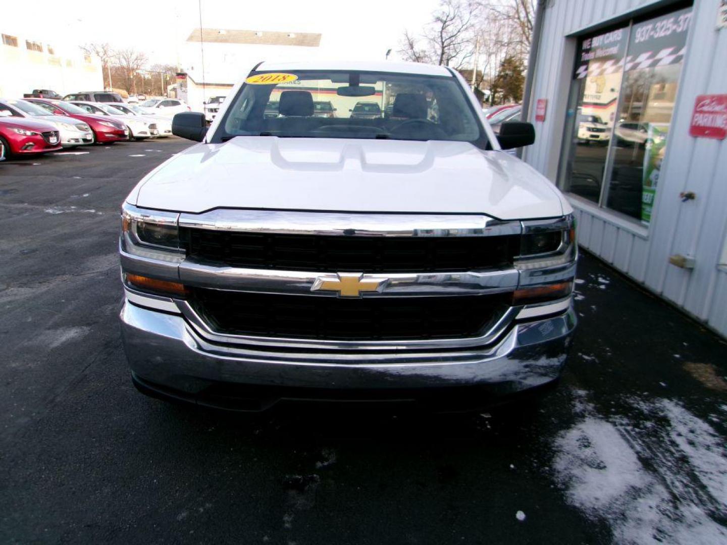 2018 WHITE CHEVROLET SILVERADO 1500 (1GCNCNEH8JZ) with an 4.3L engine, Automatic transmission, located at 501 E. Columbia St., Springfield, OH, 45503, (800) 262-7122, 39.925262, -83.801796 - ***1-Owner***4.3L V6***Work Truck***Serviced and Detailed*** Jay North Auto has offered hand picked vehicles since 1965! Our customer's enjoy a NO pressure buying experience with a small town feel. All of our vehicles get fully inspected and detailed. We are a preferred dealer for many local c - Photo#2