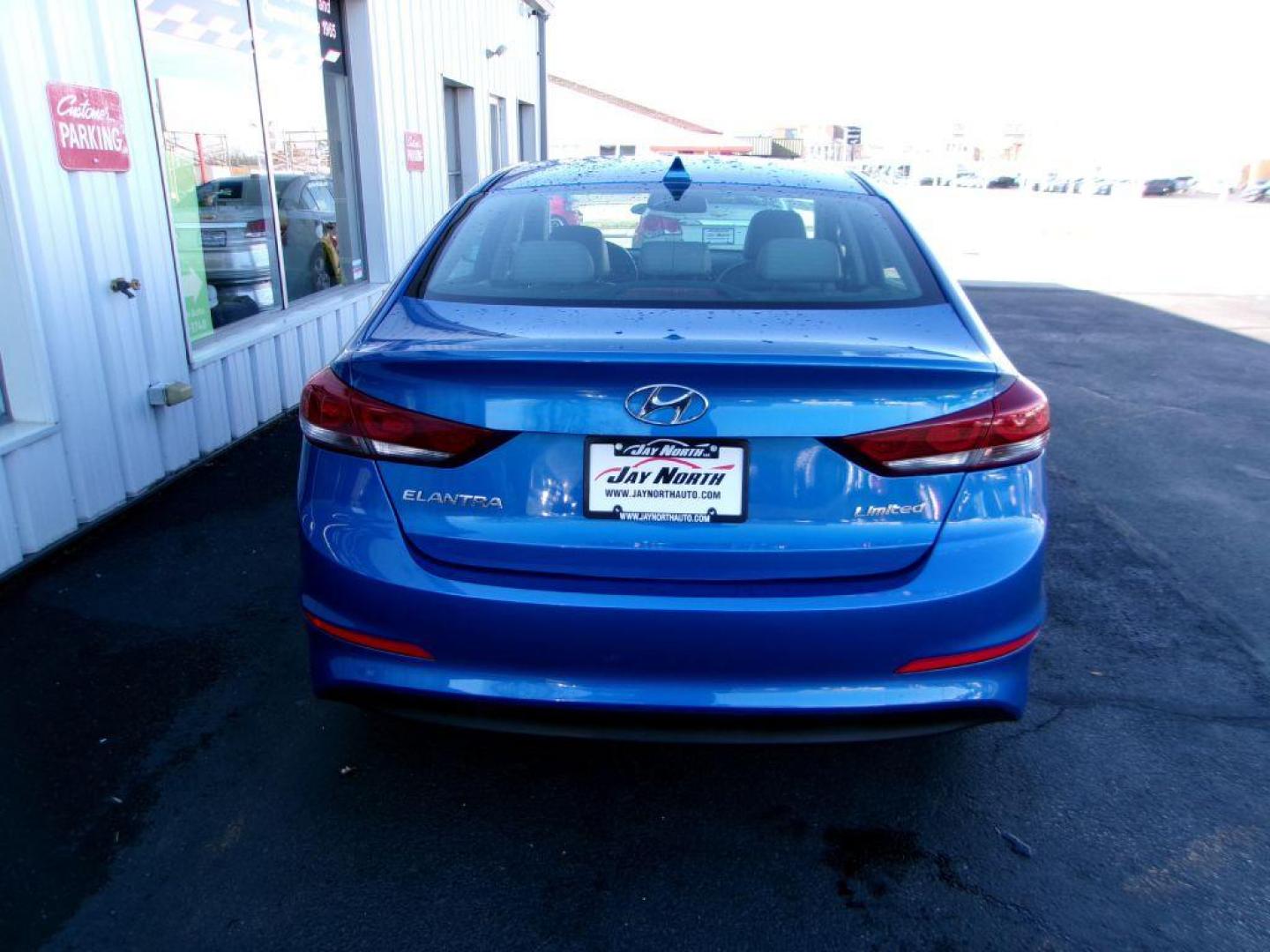 2017 BLUE HYUNDAI ELANTRA LIMITED (KMHD84LF9HU) with an 2.0L engine, Automatic transmission, located at 501 E. Columbia St., Springfield, OH, 45503, (800) 262-7122, 39.925262, -83.801796 - ***1-Owner*** Heated Leather Seating *** Moonroof *** Limited *** Android Auto and Apple CarPlay *** Premium Audio *** Serviced and Detailed *** Jay North Auto has offered hand picked vehicles since 1965! Our customer's enjoy a NO pressure buying experience with a small town feel. All of our v - Photo#4