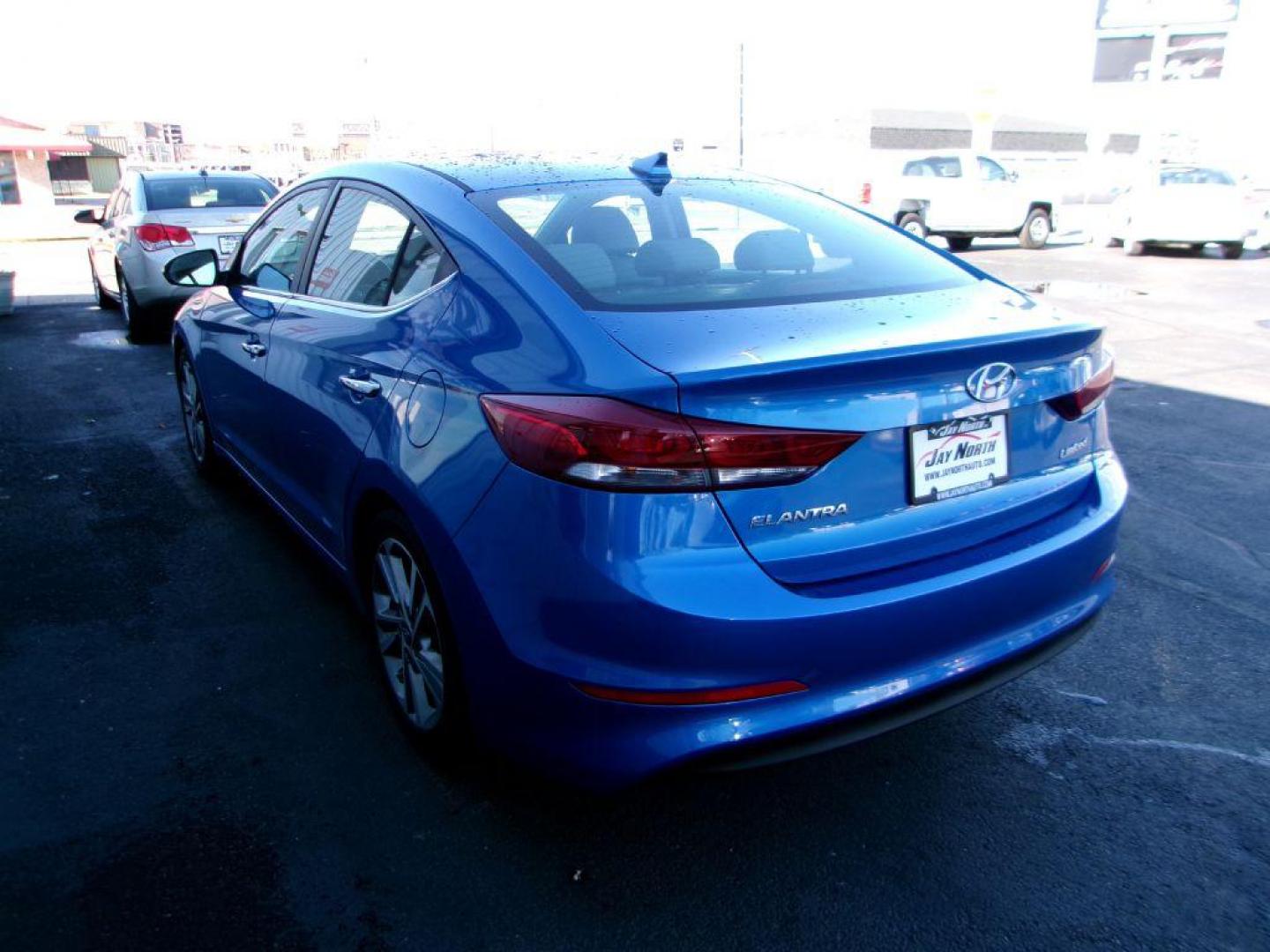 2017 BLUE HYUNDAI ELANTRA LIMITED (KMHD84LF9HU) with an 2.0L engine, Automatic transmission, located at 501 E. Columbia St., Springfield, OH, 45503, (800) 262-7122, 39.925262, -83.801796 - ***1-Owner*** Heated Leather Seating *** Moonroof *** Limited *** Android Auto and Apple CarPlay *** Premium Audio *** Serviced and Detailed *** Jay North Auto has offered hand picked vehicles since 1965! Our customer's enjoy a NO pressure buying experience with a small town feel. All of our v - Photo#5