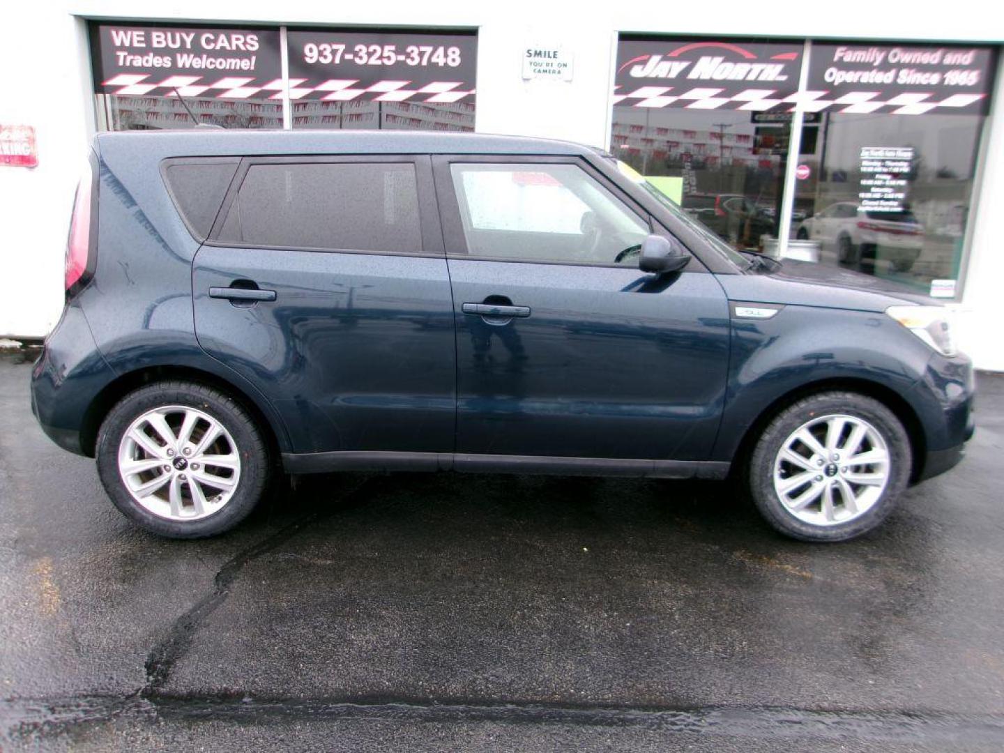 2019 BLUE KIA SOUL PLUS (KNDJP3A51K7) with an 2.0L engine, Automatic transmission, located at 501 E. Columbia St., Springfield, OH, 45503, (800) 262-7122, 39.925262, -83.801796 - *** New Tires *** 2.0L Gas Direct Injection (GDI) 4-Cyl Engine 6-Speed Automatic Transmission 17'' Alloy Wheels SAFETY Dual Front Advanced Airbags Dual Front Seat-Mounted Side Airbags Full-Length Side Curtain Airbags Lower Anchors and Tethers for Children (LATCH) Anti-Lock Braking - Photo#0