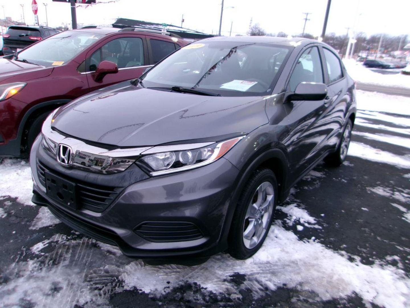 2019 GRAY HONDA HR-V LX (3CZRU5H35KG) with an 1.8L engine, Continuously Variable transmission, located at 501 E. Columbia St., Springfield, OH, 45503, (800) 262-7122, 39.925262, -83.801796 - ***Clean Carfax***LX***HR-V***Back-up Camera***Serviced and Detailed*** Jay North Auto has offered hand picked vehicles since 1965! Our customer's enjoy a NO pressure buying experience with a small town feel. All of our vehicles get fully inspected and detailed. We are a preferred dealer for man - Photo#2