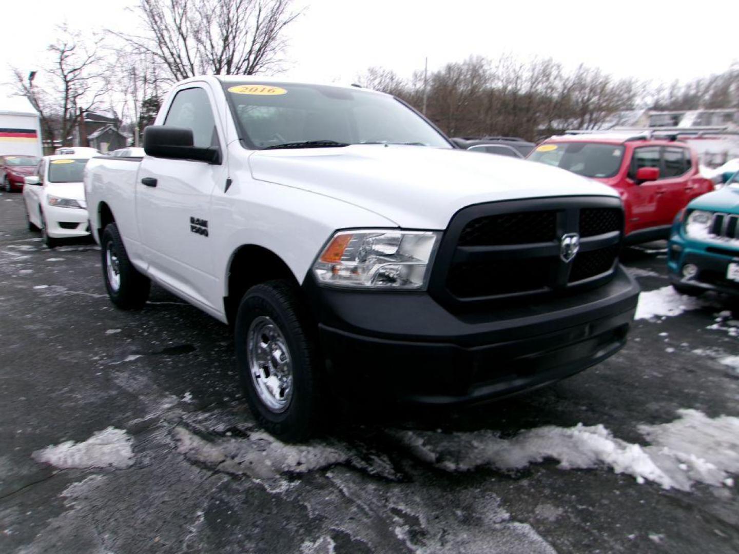 2016 WHITE RAM 1500 TRADESMAN (3C6JR6AG3GG) with an 3.6L engine, Automatic transmission, located at 501 E. Columbia St., Springfield, OH, 45503, (800) 262-7122, 39.925262, -83.801796 - ***Clean Carfax***Tradesman***Ram 1500***Bed Liner***Back-up Camera***New Tires***Serviced and Detailed*** Jay North Auto has offered hand picked vehicles since 1965! Our customer's enjoy a NO pressure buying experience with a small town feel. All of our vehicles get fully inspected and detailed - Photo#2