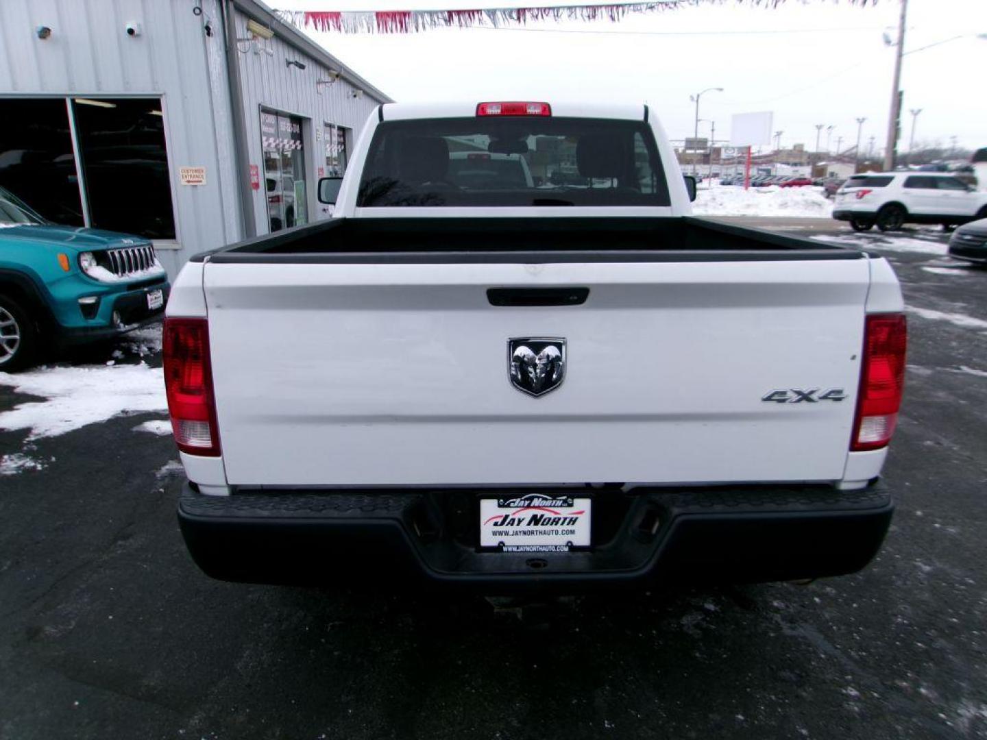 2016 WHITE RAM 1500 TRADESMAN (3C6JR6AG3GG) with an 3.6L engine, Automatic transmission, located at 501 E. Columbia St., Springfield, OH, 45503, (800) 262-7122, 39.925262, -83.801796 - ***Clean Carfax***Tradesman***Ram 1500***Bed Liner***Back-up Camera***New Tires***Serviced and Detailed*** Jay North Auto has offered hand picked vehicles since 1965! Our customer's enjoy a NO pressure buying experience with a small town feel. All of our vehicles get fully inspected and detailed - Photo#4