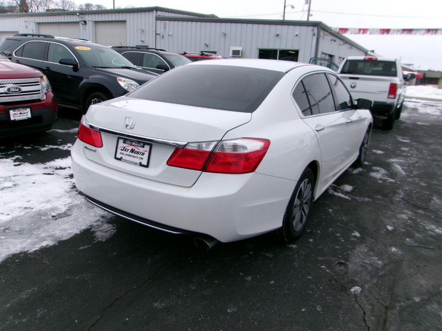 2015 WHITE HONDA ACCORD LX (1HGCR2F3XFA) with an 2.4L engine, Continuously Variable transmission, located at 501 E. Columbia St., Springfield, OH, 45503, (800) 262-7122, 39.925262, -83.801796 - *** Serviced and Detailed *** LX *** Back Up Camera *** NICE *** Jay North Auto has offered hand picked vehicles since 1965! Our customer's enjoy a NO pressure buying experience with a small town feel. All of our vehicles get fully inspected and detailed. We are a preferred dealer for many local - Photo#3