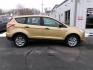 2014 GOLD FORD ESCAPE S (1FMCU0F78EU) with an 2.5L engine, Automatic transmission, located at 501 E. Columbia St., Springfield, OH, 45503, (800) 262-7122, 39.925262, -83.801796 - ***Clean Carfax***New Front and Rear Pads and Rotors***S 2.5L***Serviced and Detailed*** Jay North Auto has offered hand picked vehicles since 1965! Our customer's enjoy a NO pressure buying experience with a small town feel. All of our vehicles get fully inspected and detailed. We are a prefe - Photo#0