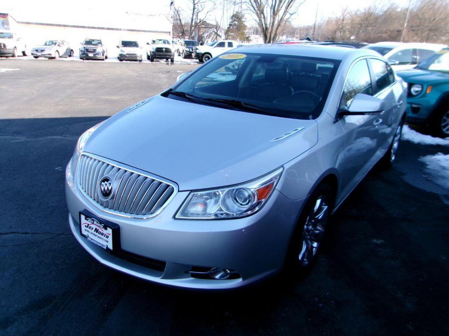 2011 SILVER BUICK LACROSSE CXL (1G4GC5EC5BF) with an 2.4L engine, Automatic transmission, located at 501 E. Columbia St., Springfield, OH, 45503, (800) 262-7122, 39.925262, -83.801796 - *** New Timing *** Newer Tires *** CXL *** Leather *** Remote Start *** Serviced and Detailed *** WeatherTech Mats *** Jay North Auto has offered hand picked vehicles since 1965! Our customer's enjoy a NO pressure buying experience with a small town feel. All of our vehicles get fully inspected - Photo#2