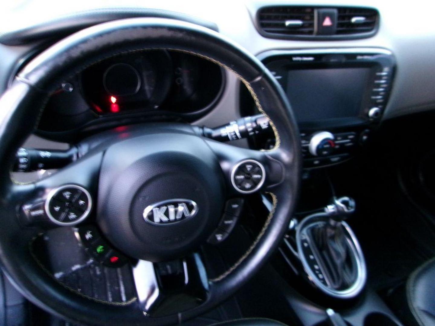 2016 BLACK KIA SOUL + (KNDJP3A52G7) with an 2.0L engine, Automatic transmission, located at 501 E. Columbia St., Springfield, OH, 45503, (800) 262-7122, 39.925262, -83.801796 - *** Loaded *** Panoramic Roof *** Heated Seats *** Heated Steering Wheel *** Serviced and Detailed *** Newer Tires *** Jay North Auto has offered hand picked vehicles since 1965! Our customer's enjoy a NO pressure buying experience with a small town feel. All of our vehicles get fully inspected - Photo#12