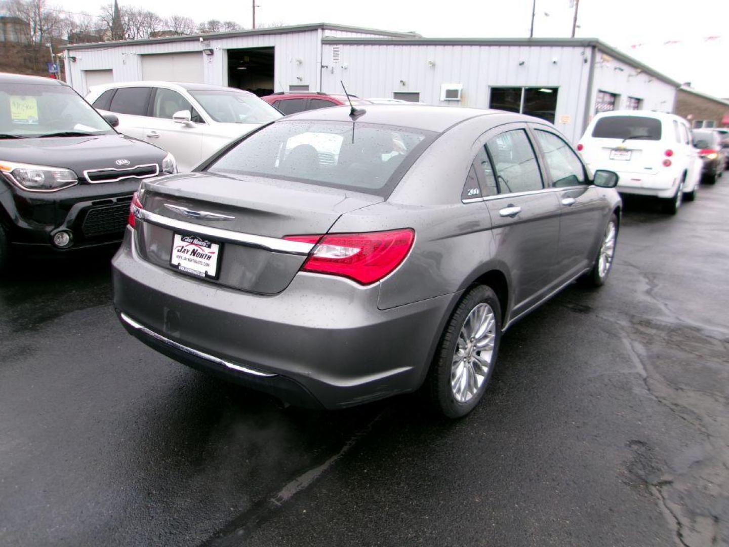 2012 GRAY CHRYSLER 200 LIMITED (1C3CCBCBXCN) with an 2.4L engine, Automatic transmission, located at 501 E. Columbia St., Springfield, OH, 45503, (800) 262-7122, 39.925262, -83.801796 - *** New Tires *** Serviced and Detailed *** Remote Start *** Heated Leather Seating *** Premium Audio *** Clean CarFax with 22 Service Records *** Jay North Auto has offered hand picked vehicles since 1965! Our customer's enjoy a NO pressure buying experience with a small town feel. All of our - Photo#3