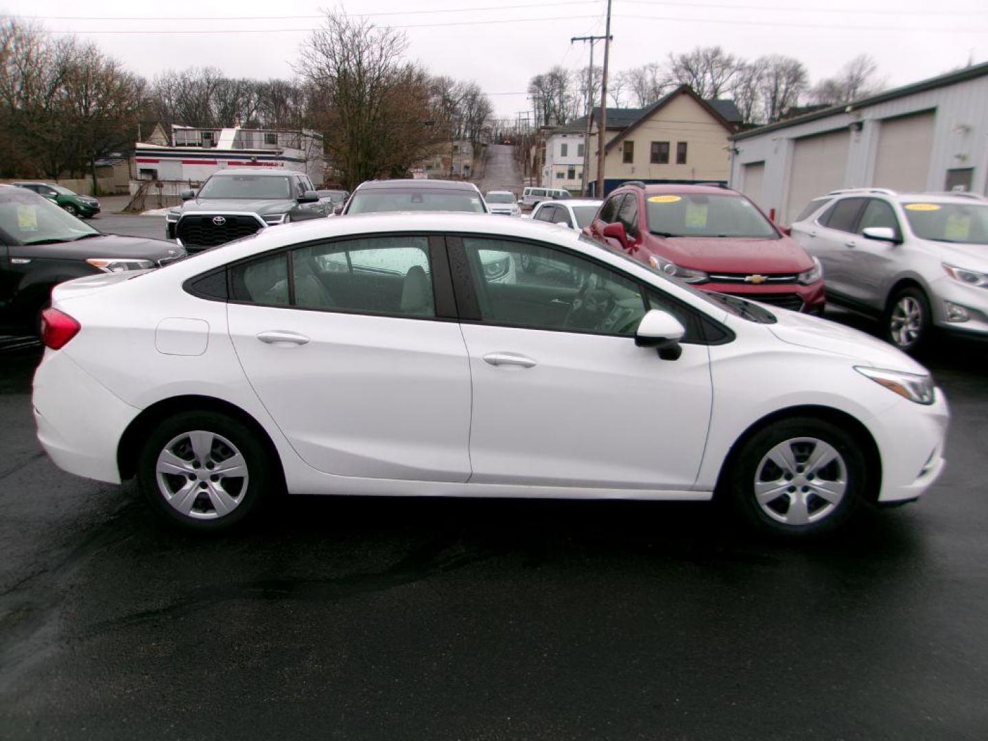 2018 WHITE CHEVROLET CRUZE LS (1G1BC5SM9J7) with an 1.4L engine, Automatic transmission, located at 501 E. Columbia St., Springfield, OH, 45503, (800) 262-7122, 39.925262, -83.801796 - *** New Tires *** LS *** Serviced and Detailed *** Jay North Auto has offered hand picked vehicles since 1965! Our customer's enjoy a NO pressure buying experience with a small town feel. All of our vehicles get fully inspected and detailed. We are a preferred dealer for many local credit union - Photo#0