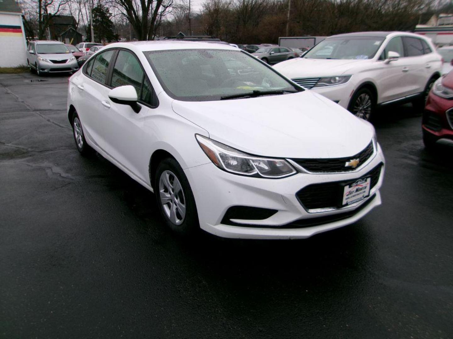 2018 WHITE CHEVROLET CRUZE LS (1G1BC5SM9J7) with an 1.4L engine, Automatic transmission, located at 501 E. Columbia St., Springfield, OH, 45503, (800) 262-7122, 39.925262, -83.801796 - *** New Tires *** LS *** Serviced and Detailed *** Jay North Auto has offered hand picked vehicles since 1965! Our customer's enjoy a NO pressure buying experience with a small town feel. All of our vehicles get fully inspected and detailed. We are a preferred dealer for many local credit union - Photo#2